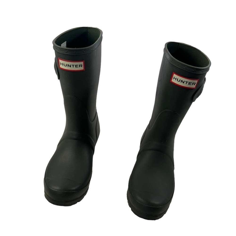 HUNTER Original Short Back Adjustable Rain Boot size US M4/ 5F